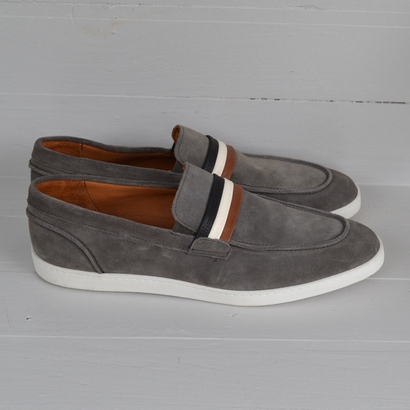 Allen Edmonds Port Washington Randolph Grey White Loafer Shoes Size 11.5D - Picture 3 of 11